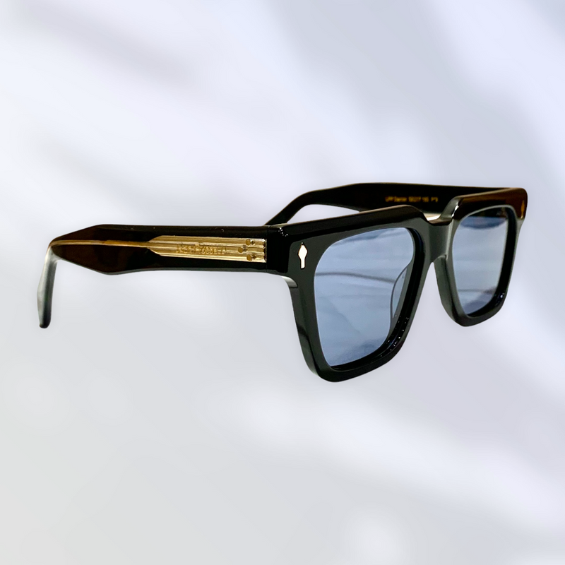 Jack Russell Damler Shiny Black Grey Polarized